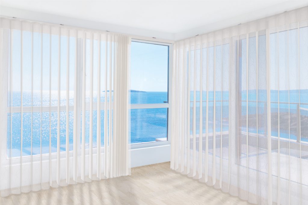 DualDrape is perfect for large windows and patio doors.